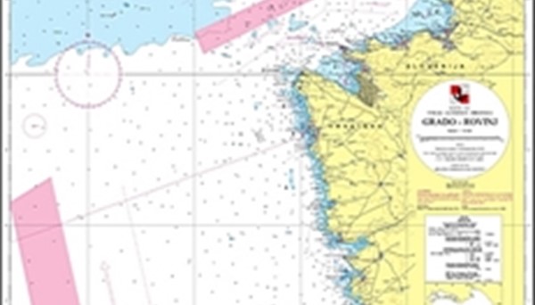 Novo izdanje obalne pomorske karte 100-15 Grado - Rovinj