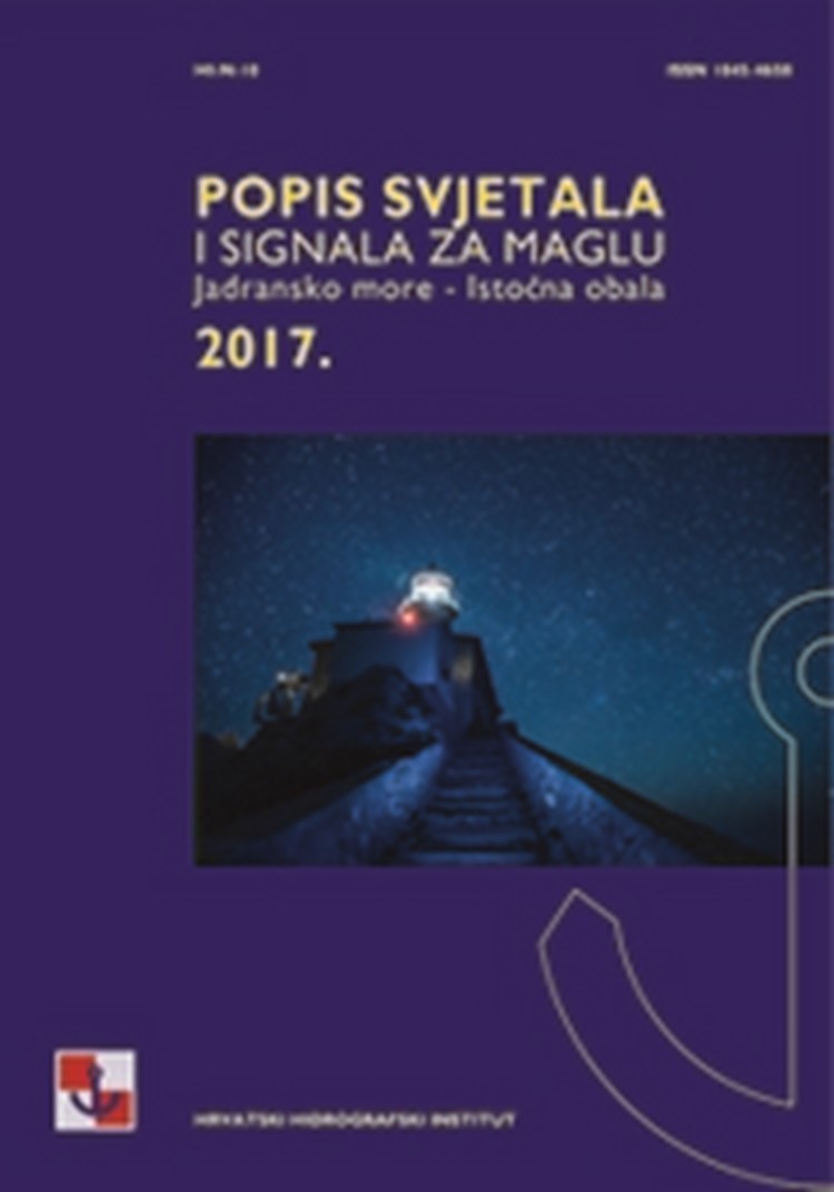 Novo izdanje publikacije Popis svjetala i signala za maglu, Jadransko more – istočna obala, 2017