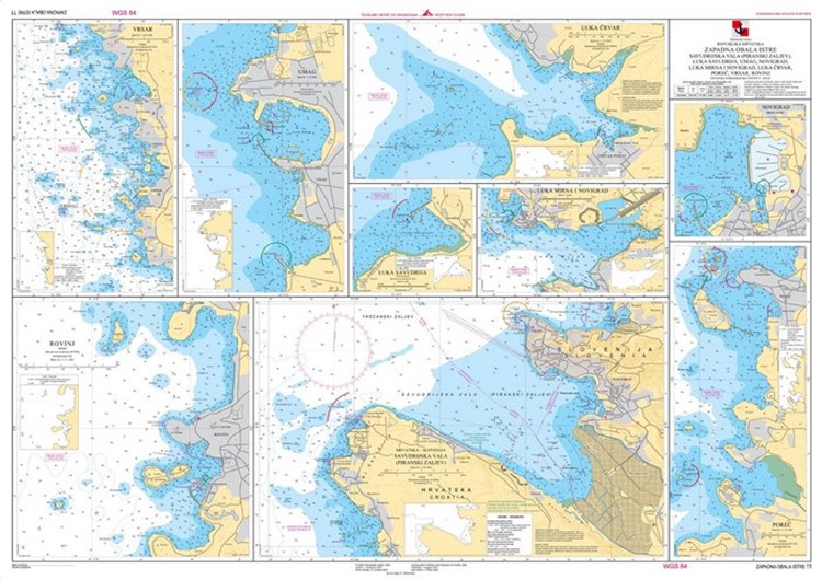 Novo izdanje pomorske karte br. 11 - Zapadna obala Istre (planovi luka)