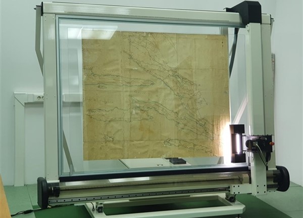 Scanning of valuable historical maps from the State Archives in Zadar