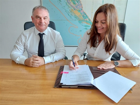 Potpisan Sporazum o suradnji između Hrvatskog geološkog instituta i Hrvatskog hidrografskog instituta