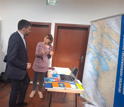 The Hydrographic Institute of the Republic of Croatia in the Career day at the Maritime department of the University of Zadar
