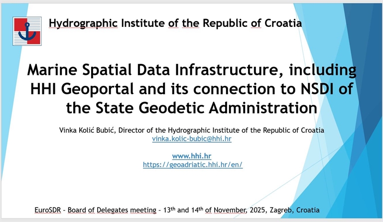 HHI Director at EuroSDR Board of Delegates meeting in Zagreb