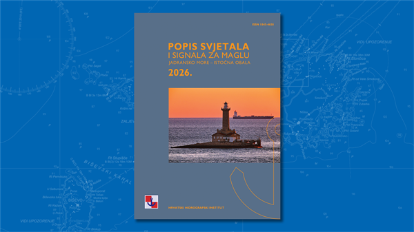 Novo izdanje službene publikacije POPIS SVJETALA I SIGNALA ZA MAGLU, Jadransko more – istočna obala, 2026.