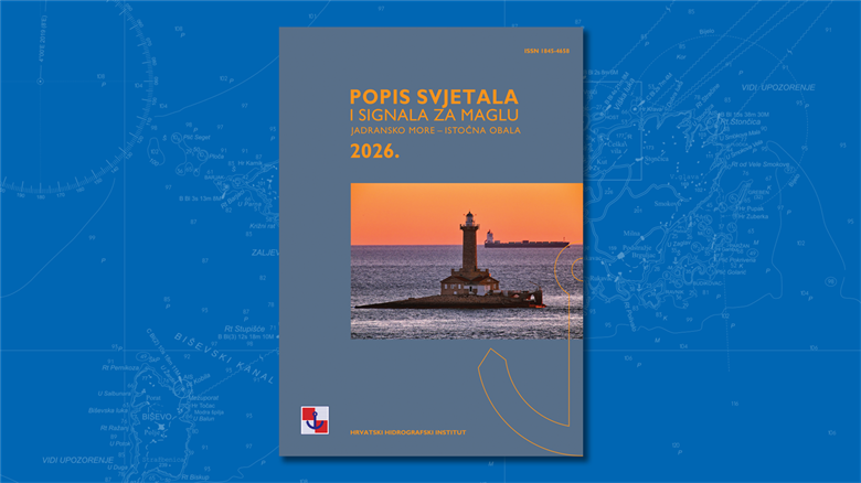 Novo izdanje službene publikacije POPIS SVJETALA I SIGNALA ZA MAGLU, Jadransko more – istočna obala, 2026.