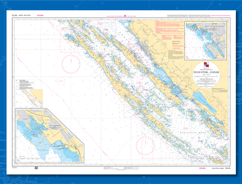 Novo izdanje službene papirnate pomorske karte br. 100-20