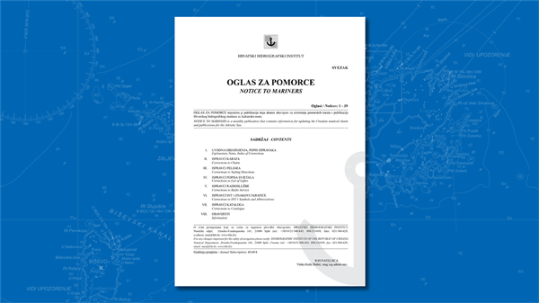 The new edition of the Notice to Mariners has been published