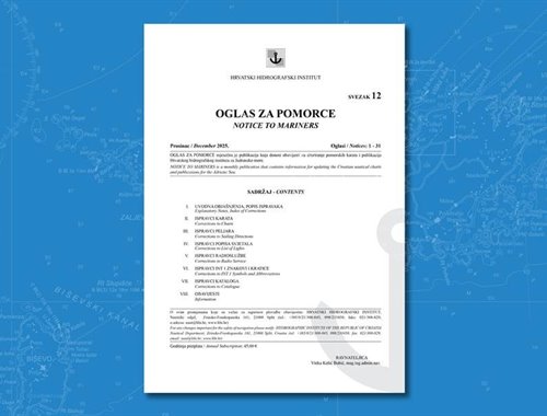 The new edition of the Notice to Mariners has been published