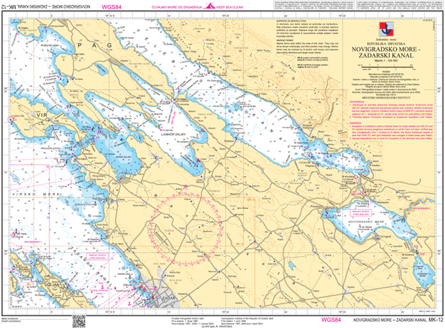 MK-12 Novigradsko more - Zadarski kanal