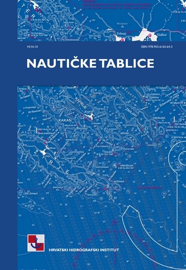 ISBN 978-953-6165-64-3 Nautičke tablice