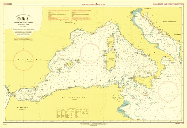 108/INT301 Sredozemno more, zapadni dio - IZVAN SNAGE