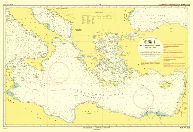 109/INT302 Sredozemno more, istočni dio - IZVAN SNAGE