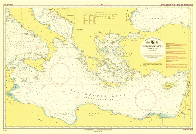 109/INT302 Sredozemno more, istočni dio